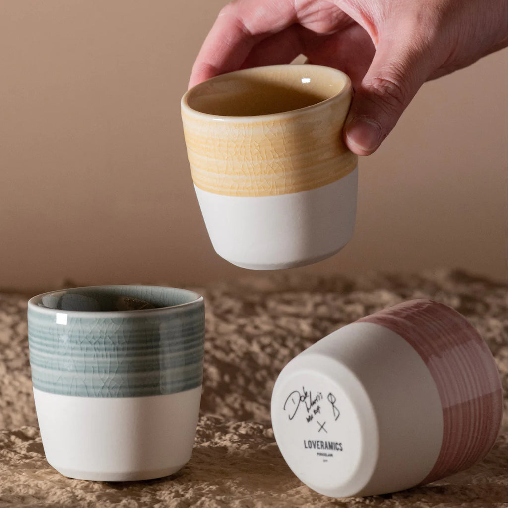 **EOFY SALE** Loveramics Dale Harris 150ml Flat White Cup (Crackle Glaze)