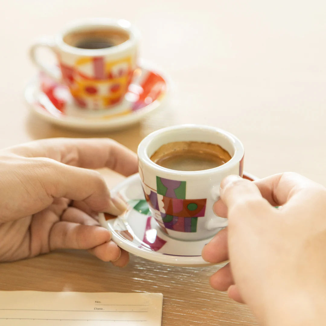 Loveramics Special Edition Set of 2 80ml Egg Espresso Cup & Saucer by Tenshundresthousands