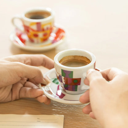 Loveramics Special Edition Set of 2 80ml Egg Espresso Cup & Saucer by Tenshundresthousands