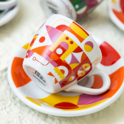 Loveramics Special Edition Set of 2 80ml Egg Espresso Cup & Saucer by Tenshundresthousands