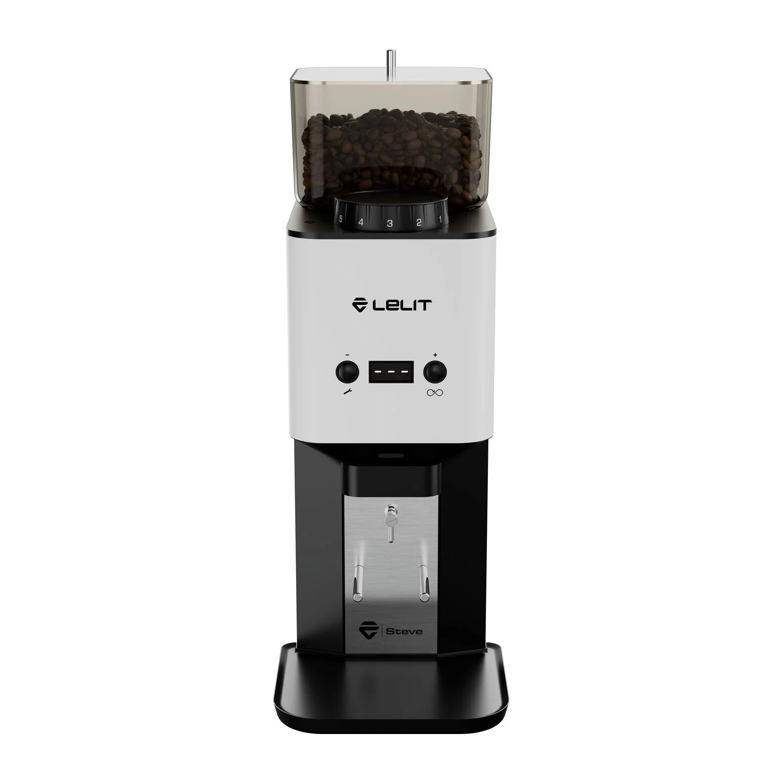 Lelit Steve Flat BURR BSS Type Q Coffee grinder Brushed steel