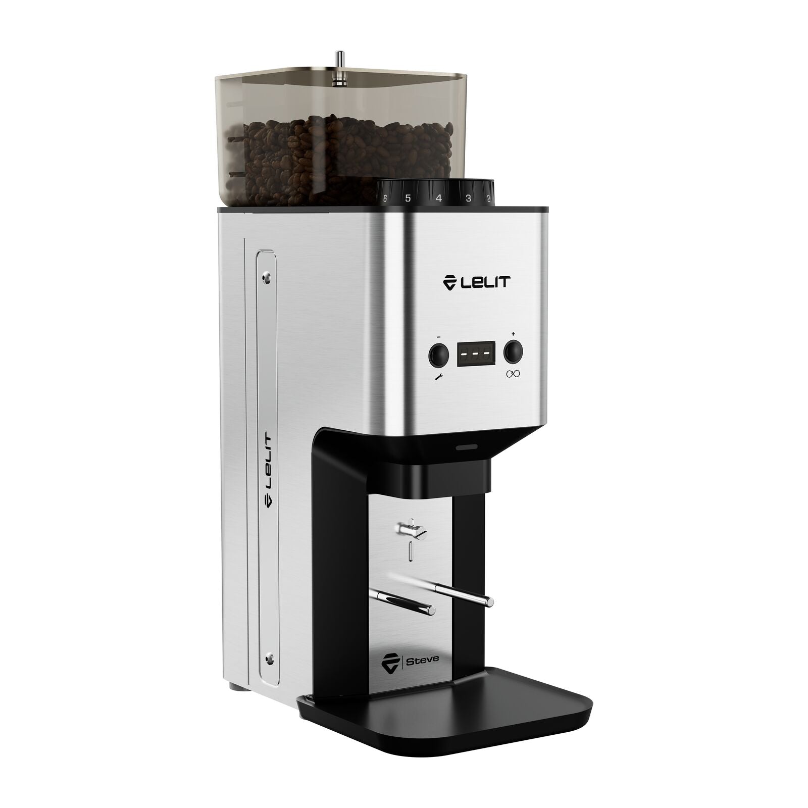 Lelit Steve Flat BURR BSS Type Q Coffee grinder Brushed steel