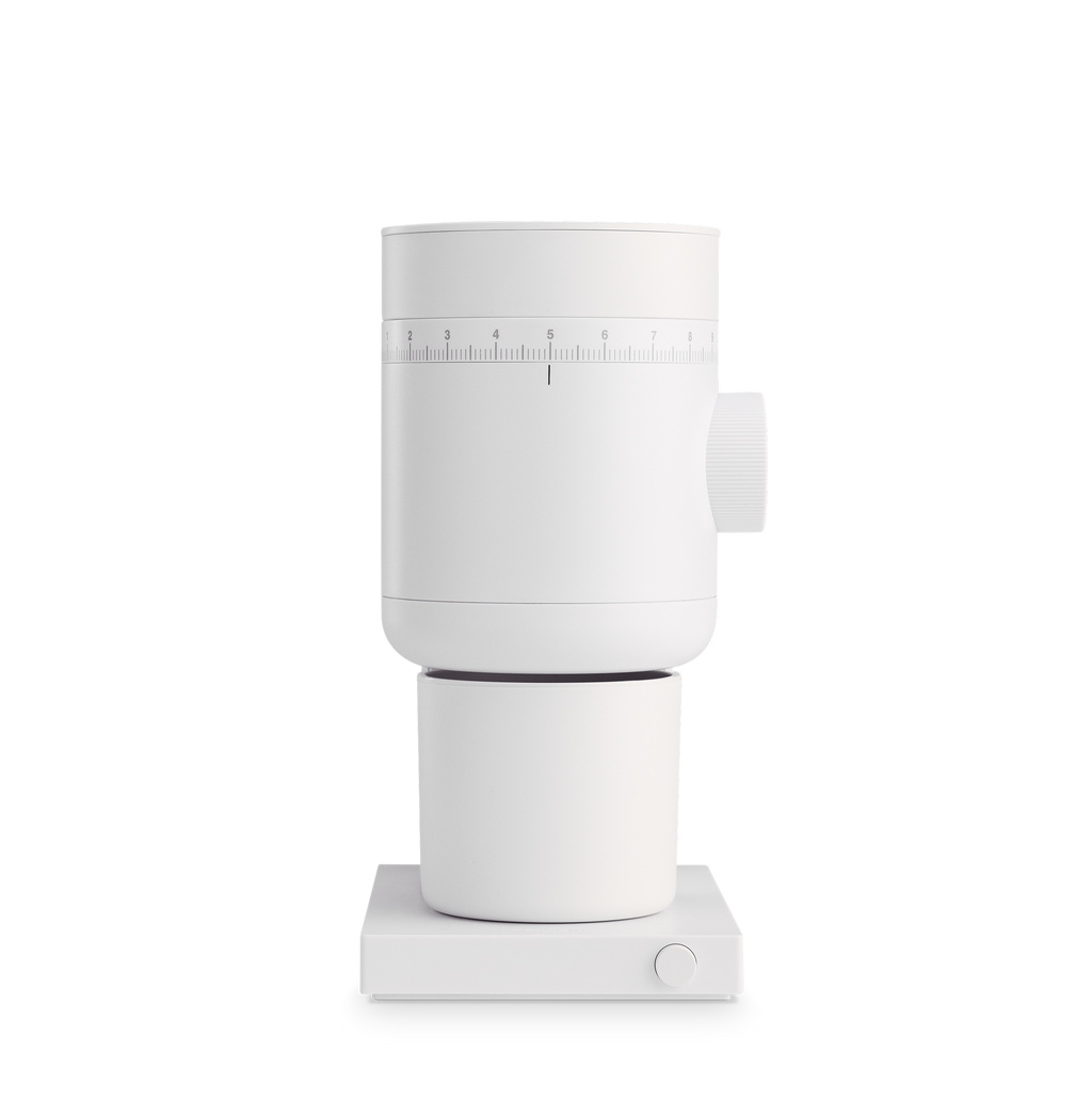 Fellow Opus 2 Conical Burr Grinder in matte white
