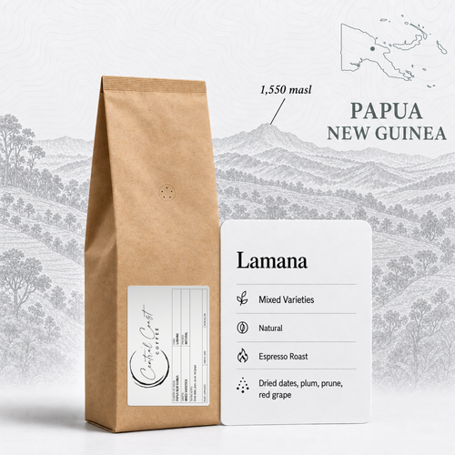 Papua New Guinea Lamana Natural 200g espresso roast bag