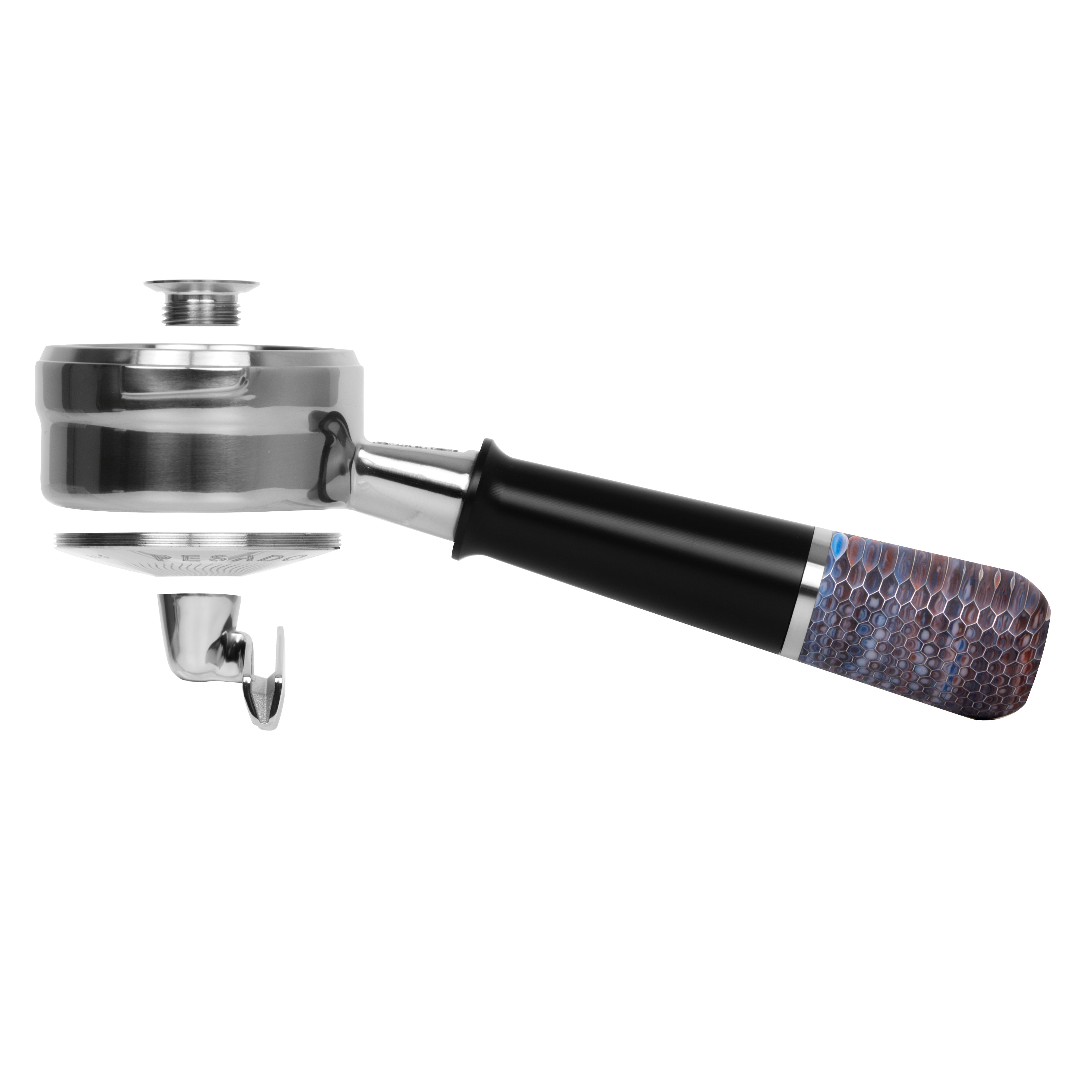 Pesado Hybrid Double Spouted Portafilter 58mm (LM/E61)
