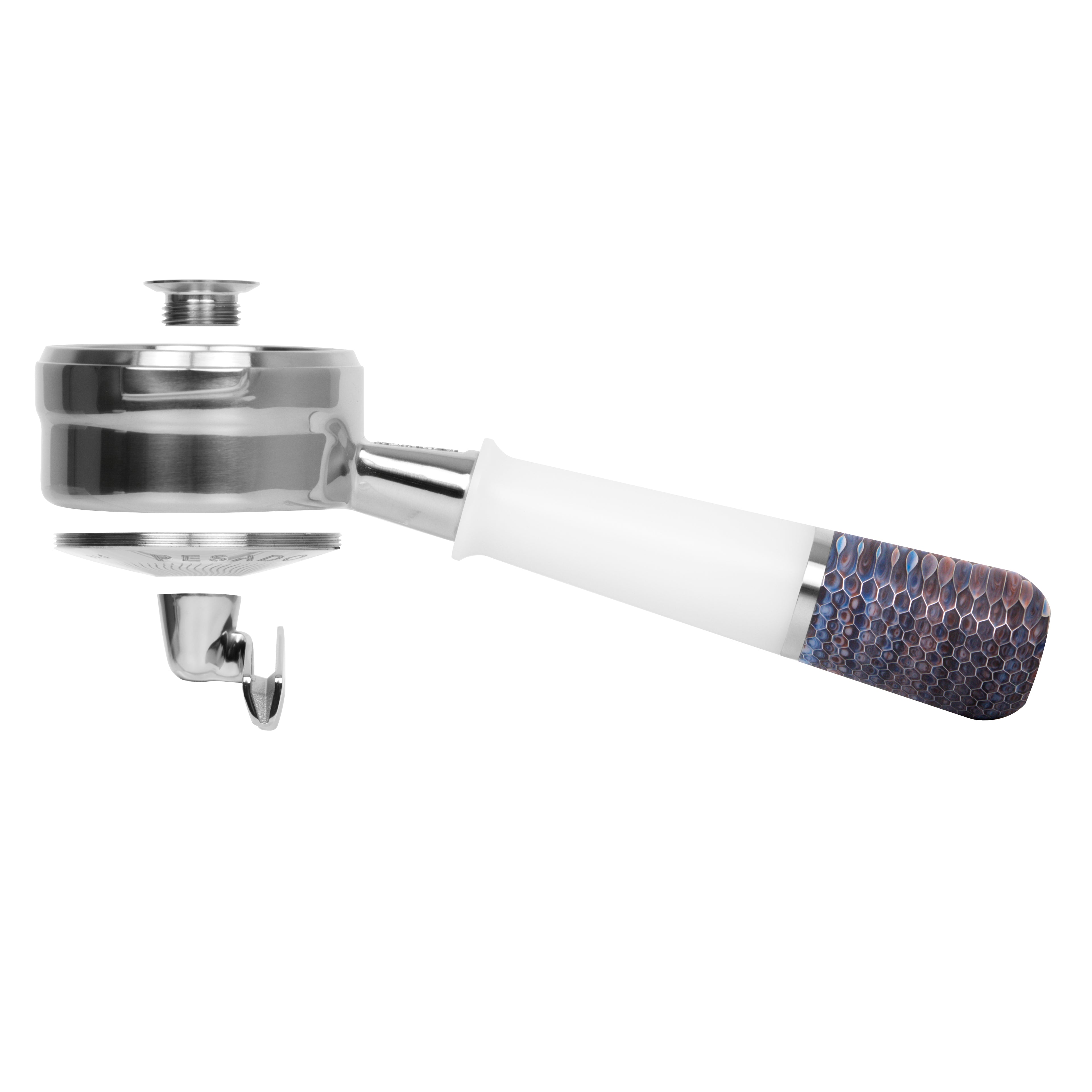 Pesado Hybrid Double Spouted Portafilter 58mm (LM/E61)
