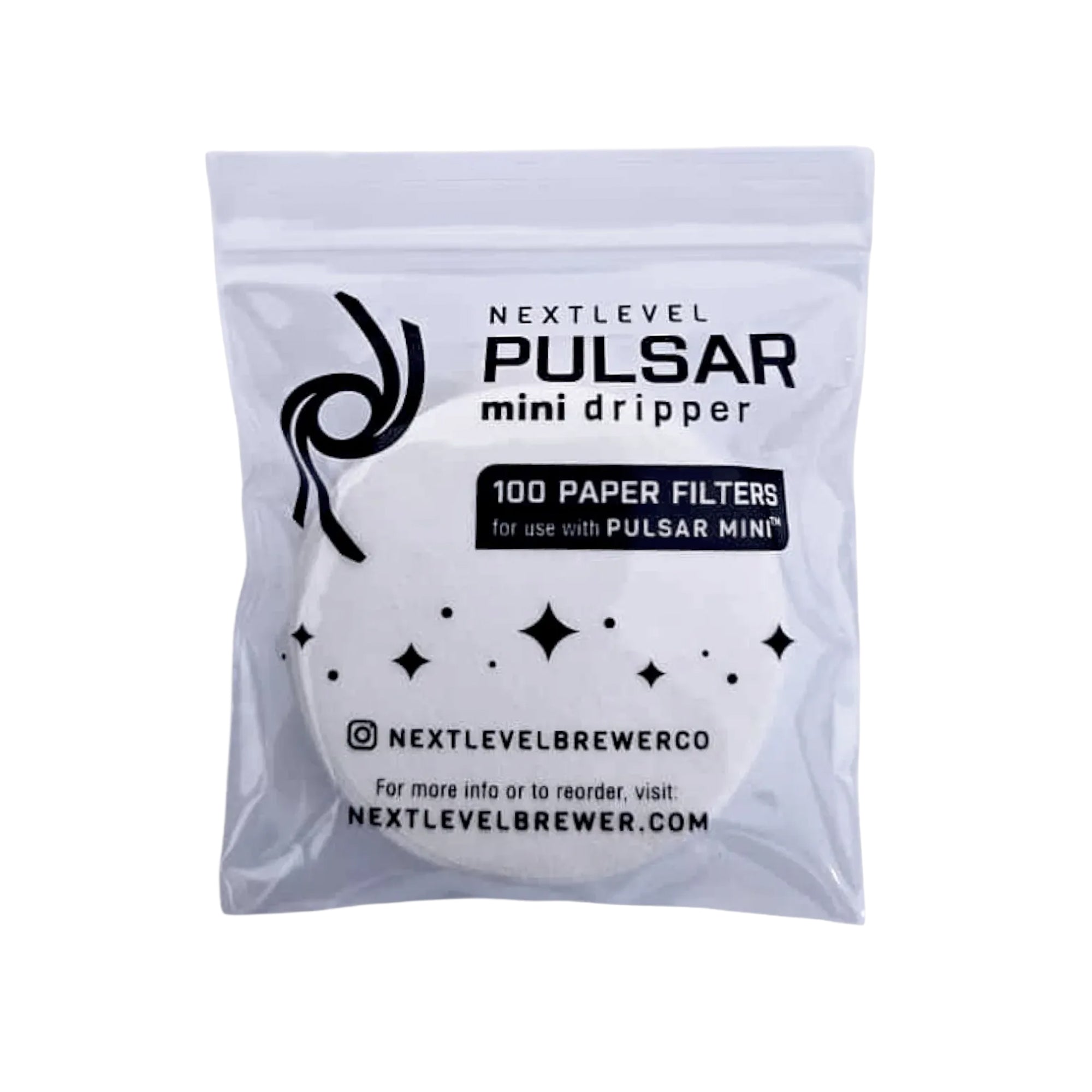 Pulsar Mini Filters (58mm) by Next Level Brewer (100pcs)