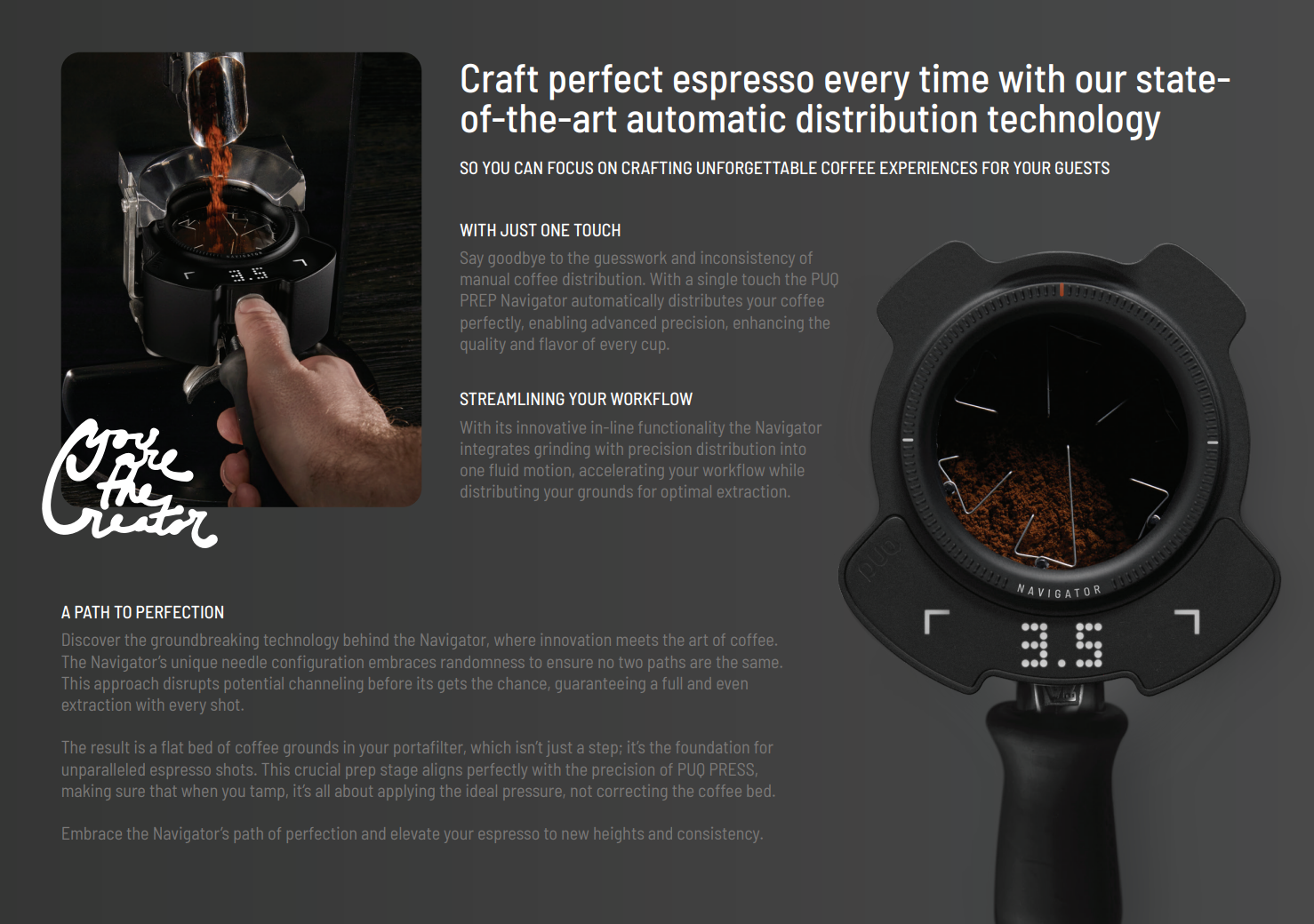 Puq Navigator Automatic Distributor