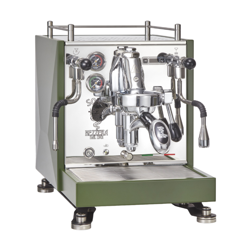 Bezzera Sole Espresso Coffee Machine (Dual Boiler, PID, Rotatary Pump, Shot Timer. Plumbable)