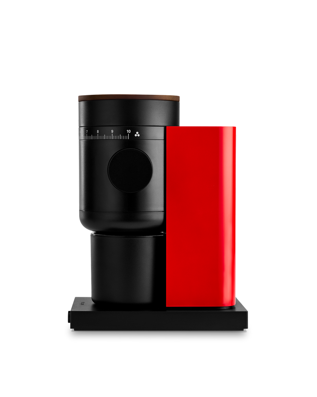 Fellow Opus 2 Conical Burr Grinder - Cherry Red + Walnut
