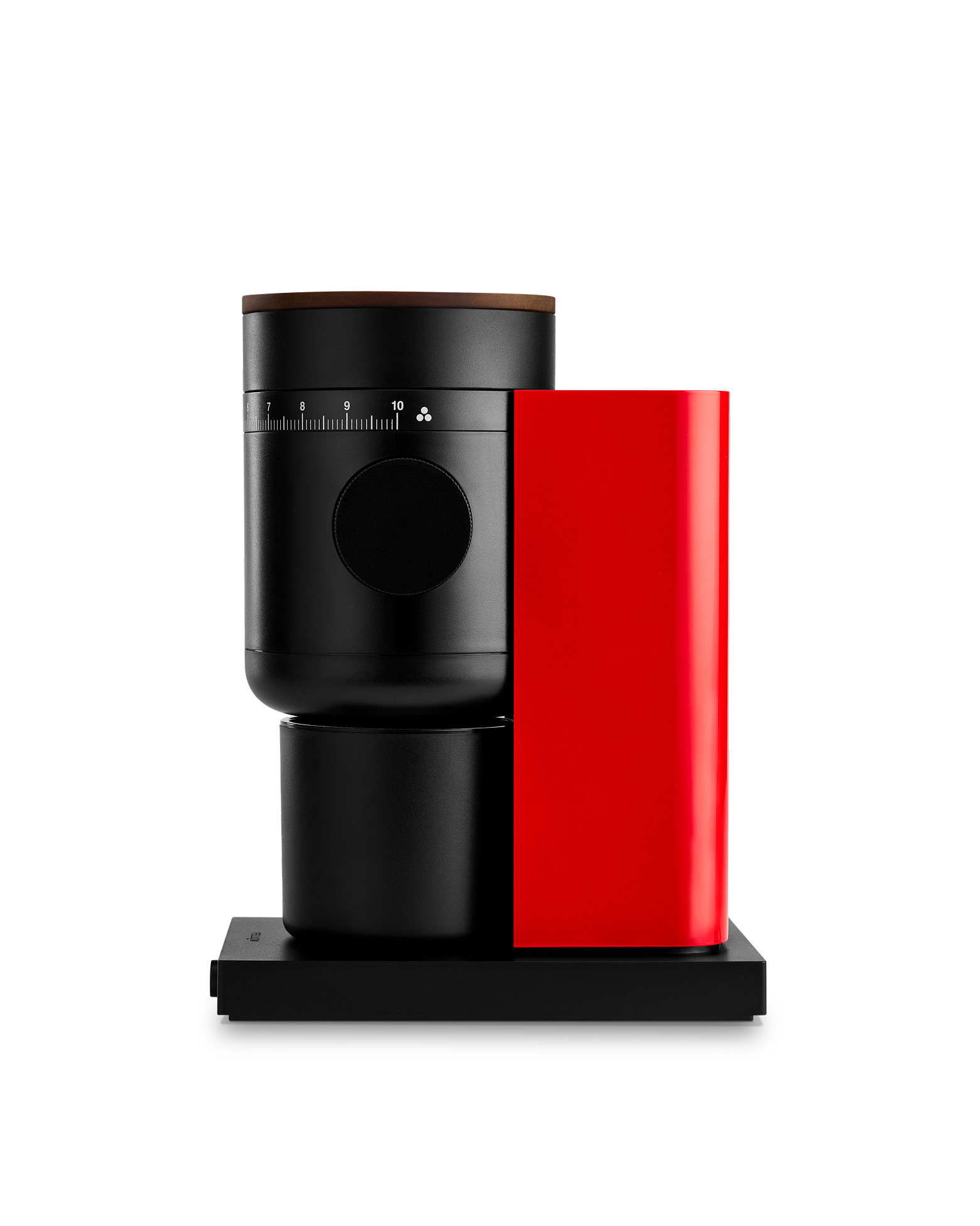 Fellow Opus 2 Conical Burr Grinder - Cherry Red + Walnut