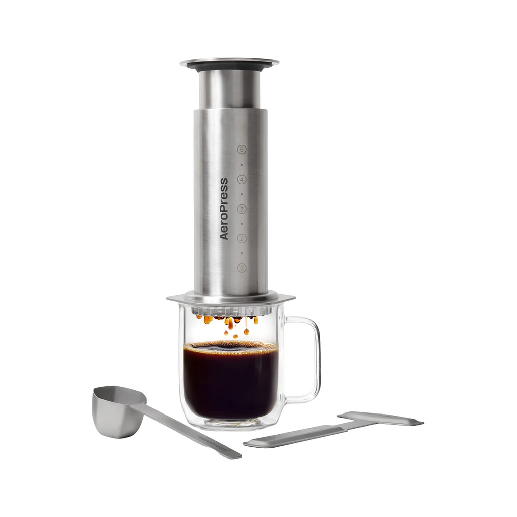 AeroPress Coffee Maker Steel - product view 2