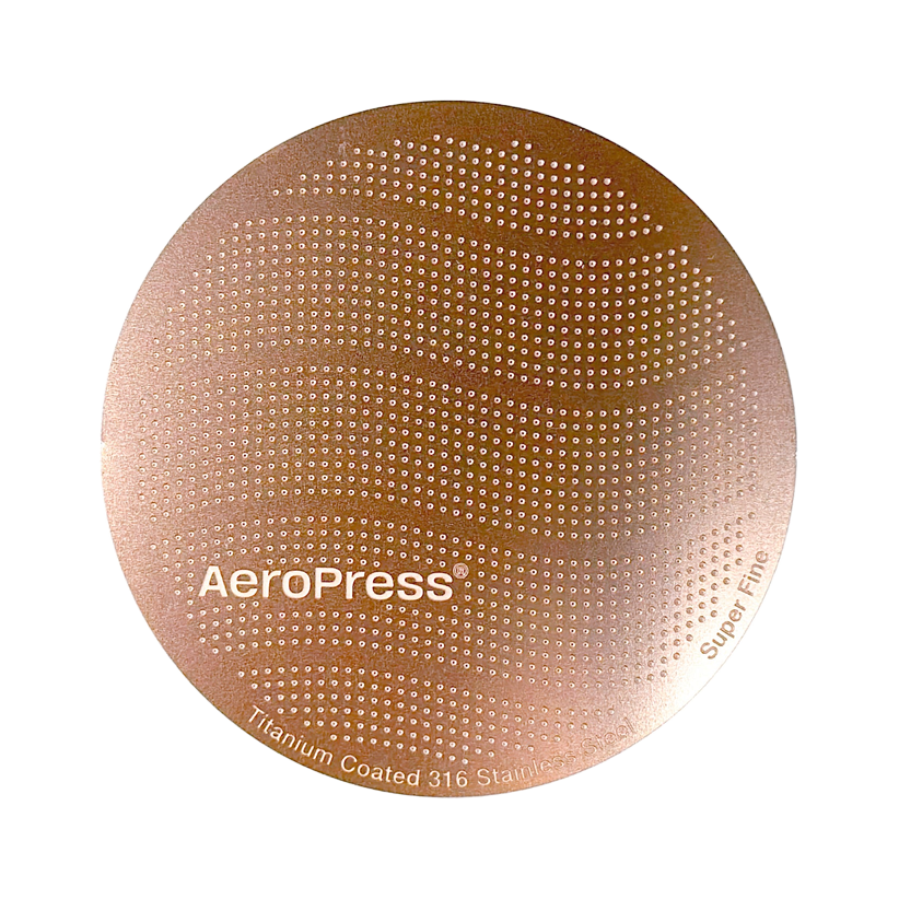 AeroPress Gold Tone Metal Filter Super Fine - product view 1