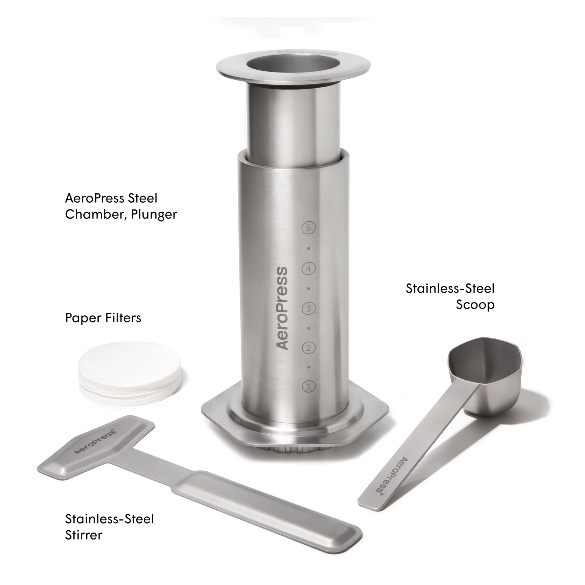 AeroPress Coffee Maker Steel