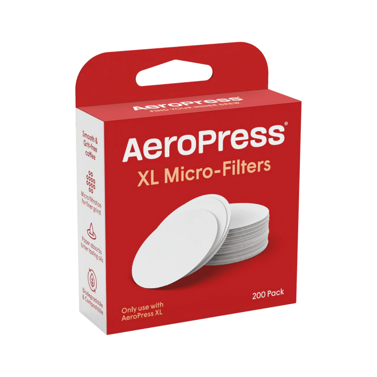AeroPress XL Paper Filters, 200 Pack (73mm) - product view 1