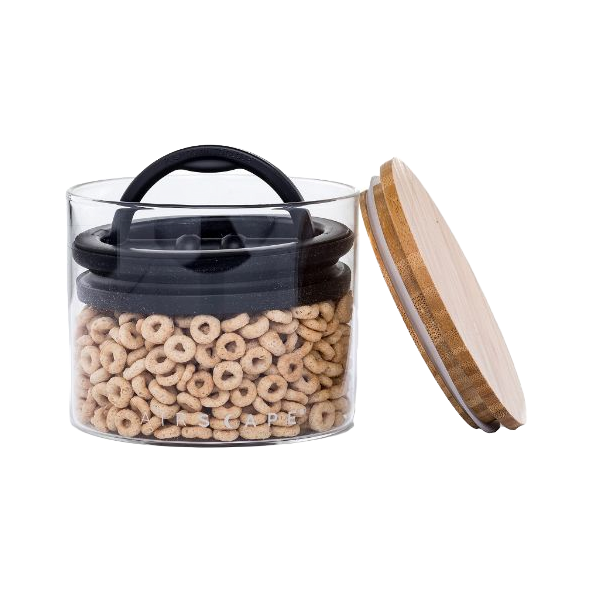 Airscape Glass Bamboo 4" Small Storage Canister - 200g - product view 2