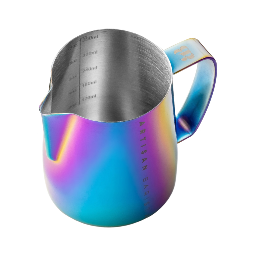 Artisan Barista 350ml Jug Metallic Rainbow - product view 2