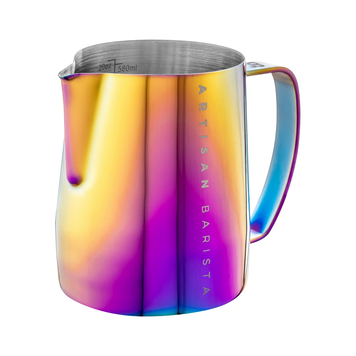 Artisan Barista 600ml Jug Metallic Rainbow - product view 1