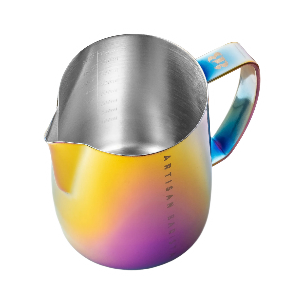 Artisan Barista 600ml Jug Metallic Rainbow - product view 2