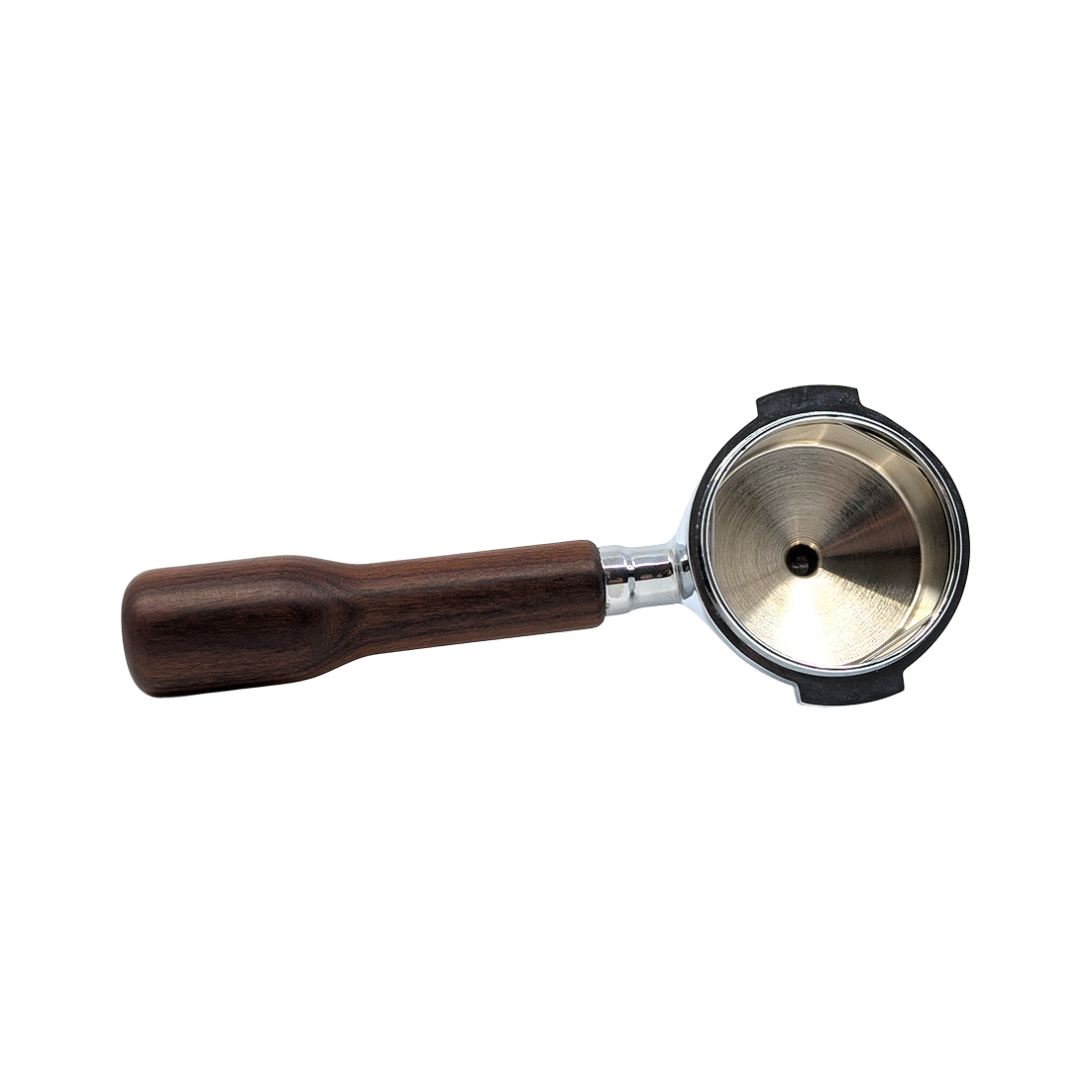 Bezzera E61 2 Cup Portafilter w/ Wooden Handle - product view 2