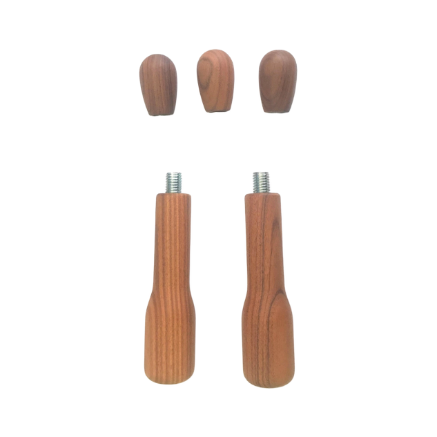 Bezzera E61 Wooden Portafilter Handles & Taps - product view 1