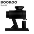 BOOKOO Motto80 Flat Burr Grinder - Black with SweetCore burrs