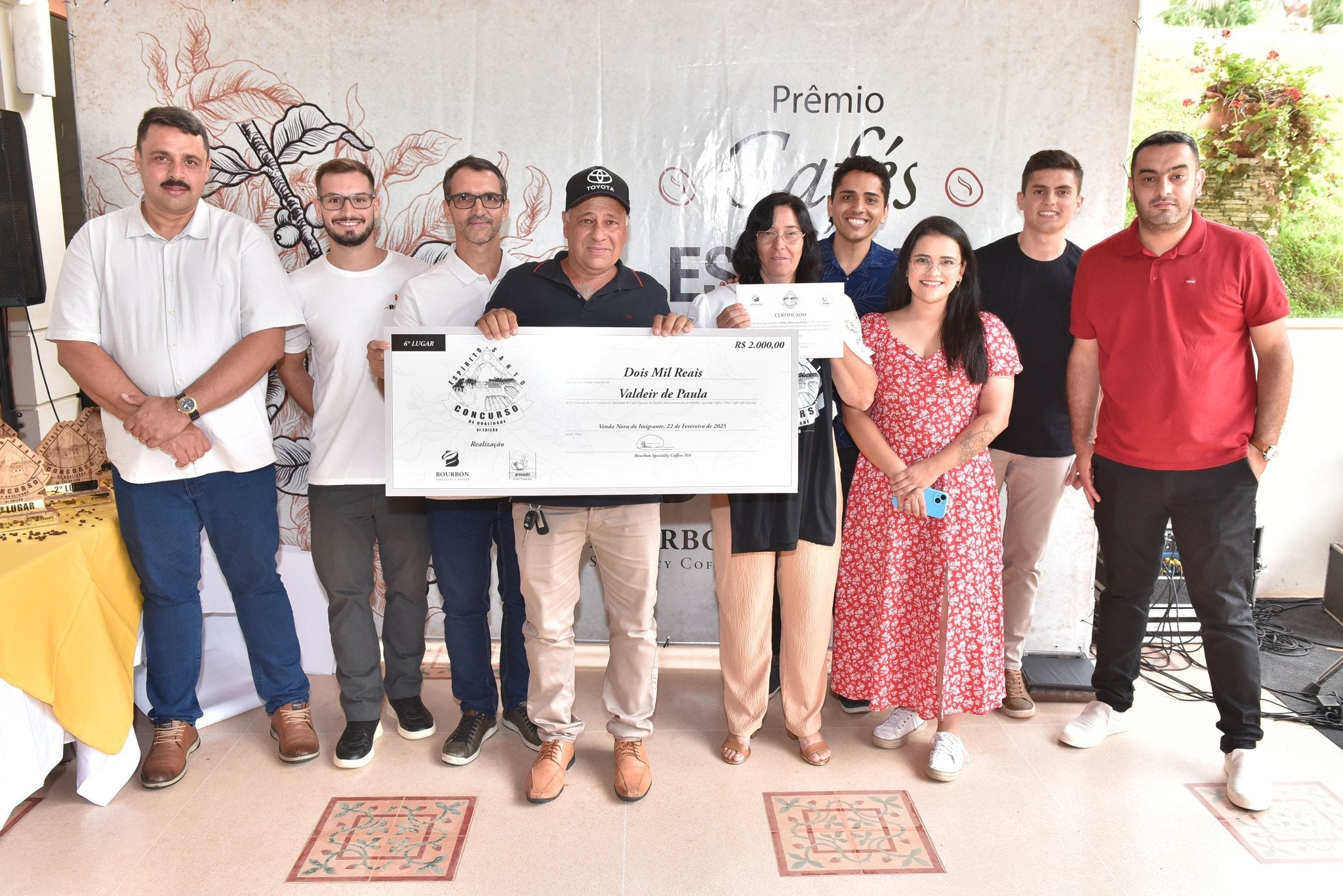 The de Paula family - Espirito Santo contest winners