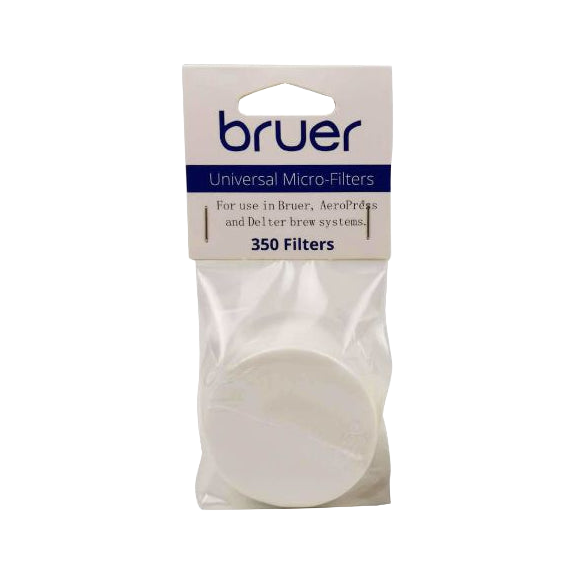 Bruer Paper 60mm Filters 350pk (For AeroPress / Bruer / Delter) - product view 1