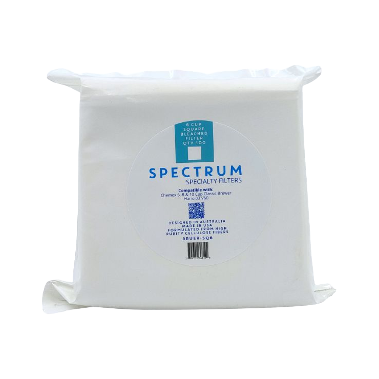 Bruer Spectrum Square Paper Filter 6 Cup - 100pk - product view 1