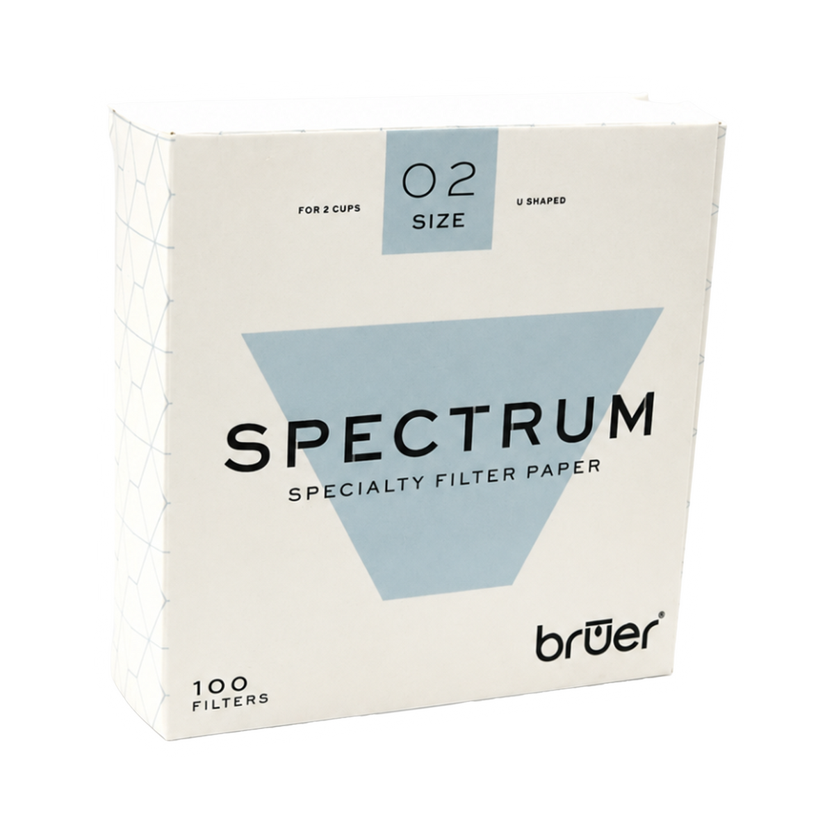 Bruer Spectrum U Shape Paper Filter #2 100pk - product view 2