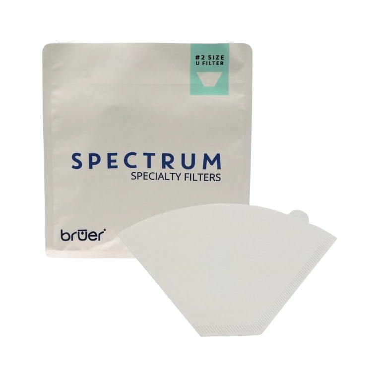 Bruer Spectrum U Shape Paper Filter #2 100pk (Suits Aiden) - product view 1
