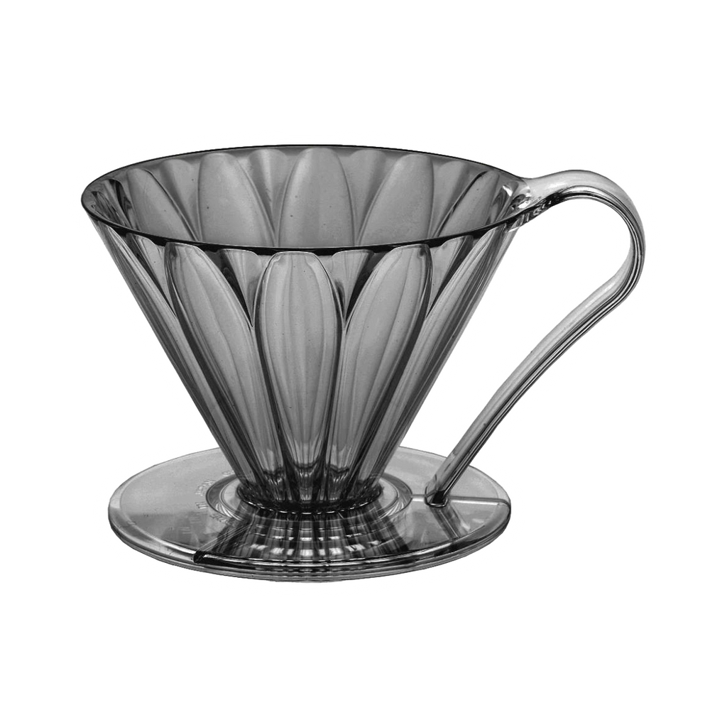 Cafec 2 Cup Tritan Flower Dripper Black - product view 1