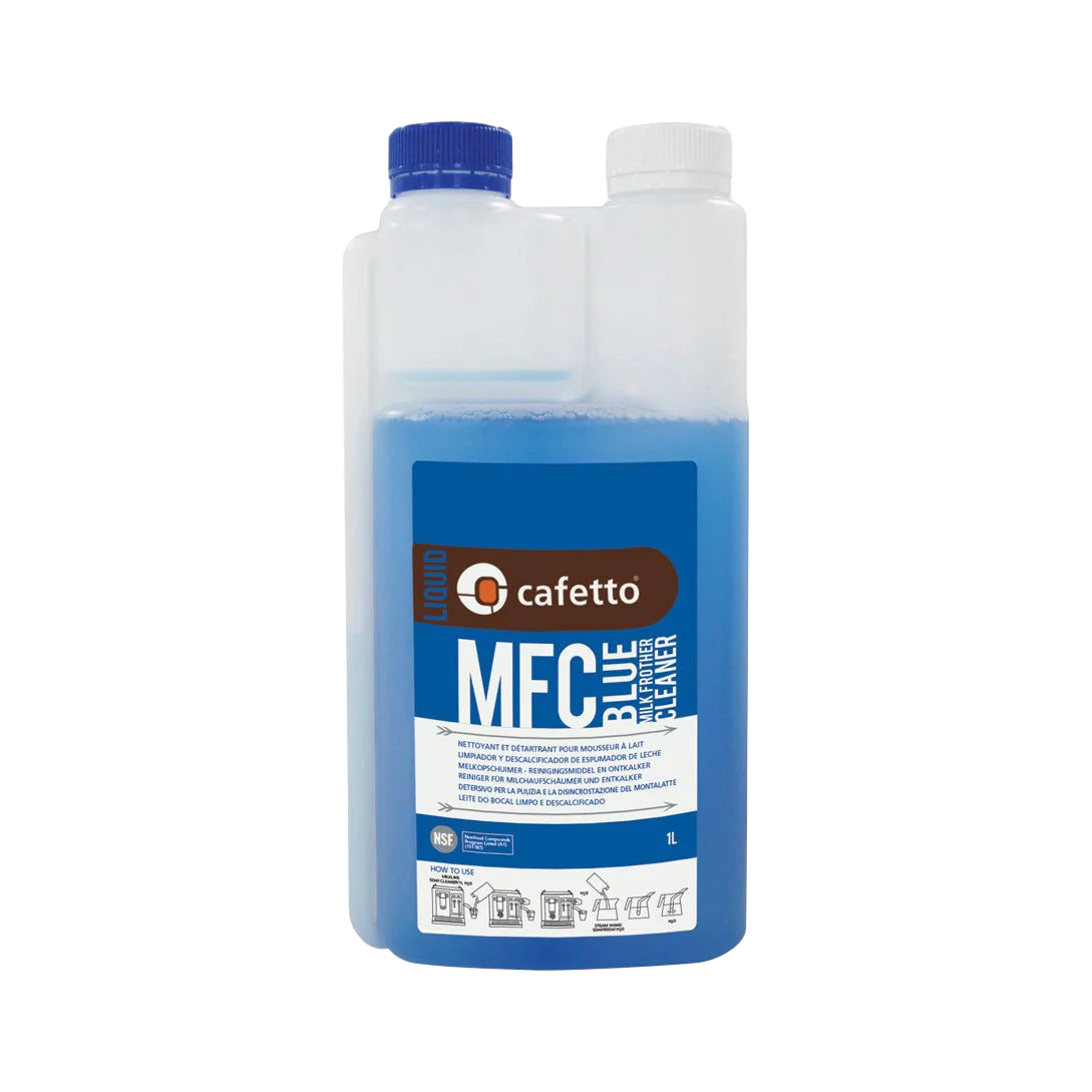 Cafetto Blue Milk Frother Cleaner 1L - product view 1