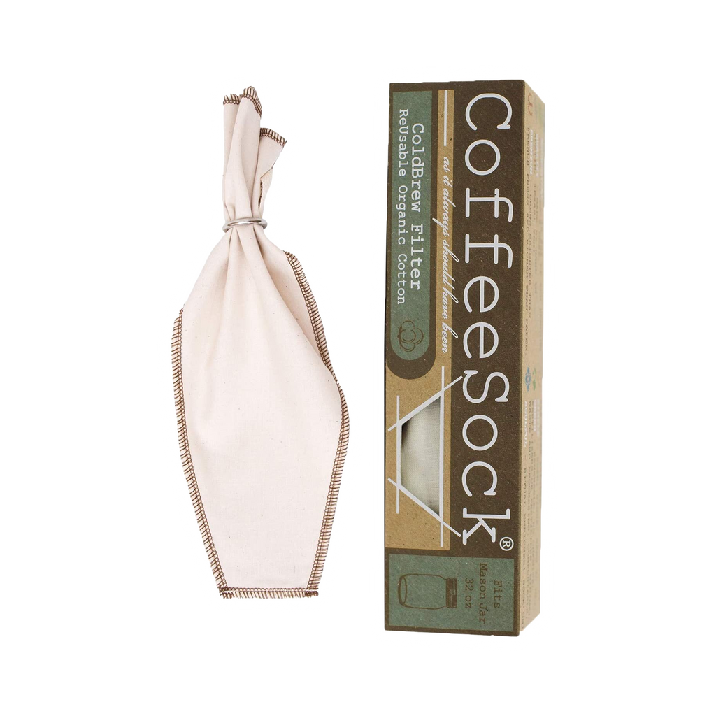 CoffeeSock Re-usable Organic Cotton Filter for Cold Brew - product view 2
