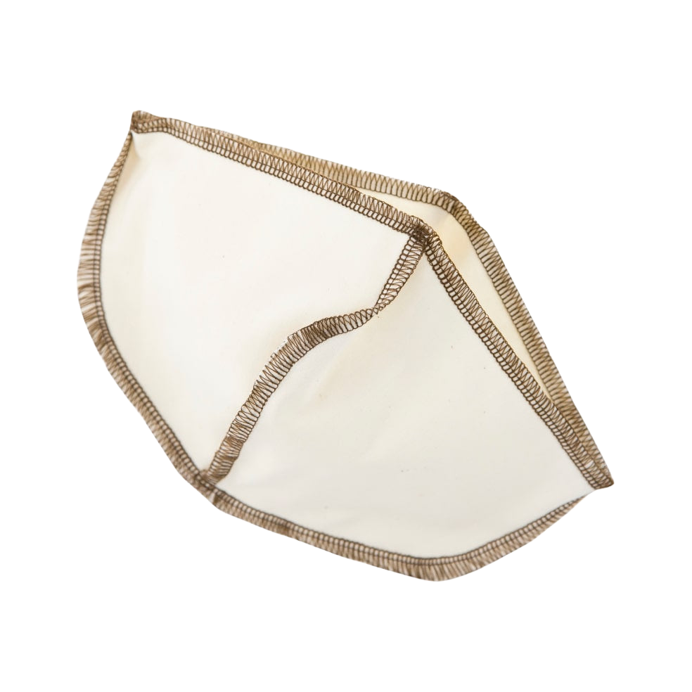 CoffeeSock Re-usable Organic Cotton Filter B1- Basket style filter 3-6 cup - product view 1