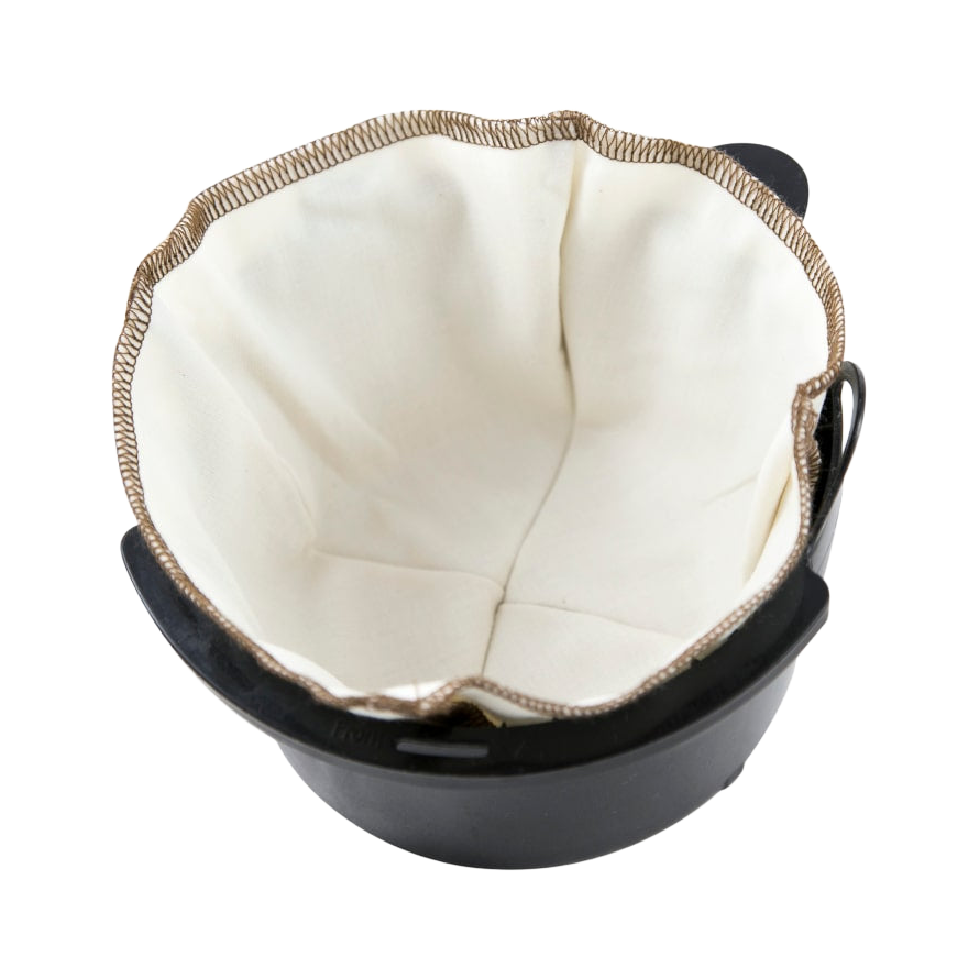 CoffeeSock Re-usable Organic Cotton Filter B1- Basket style filter 3-6 cup - product view 2