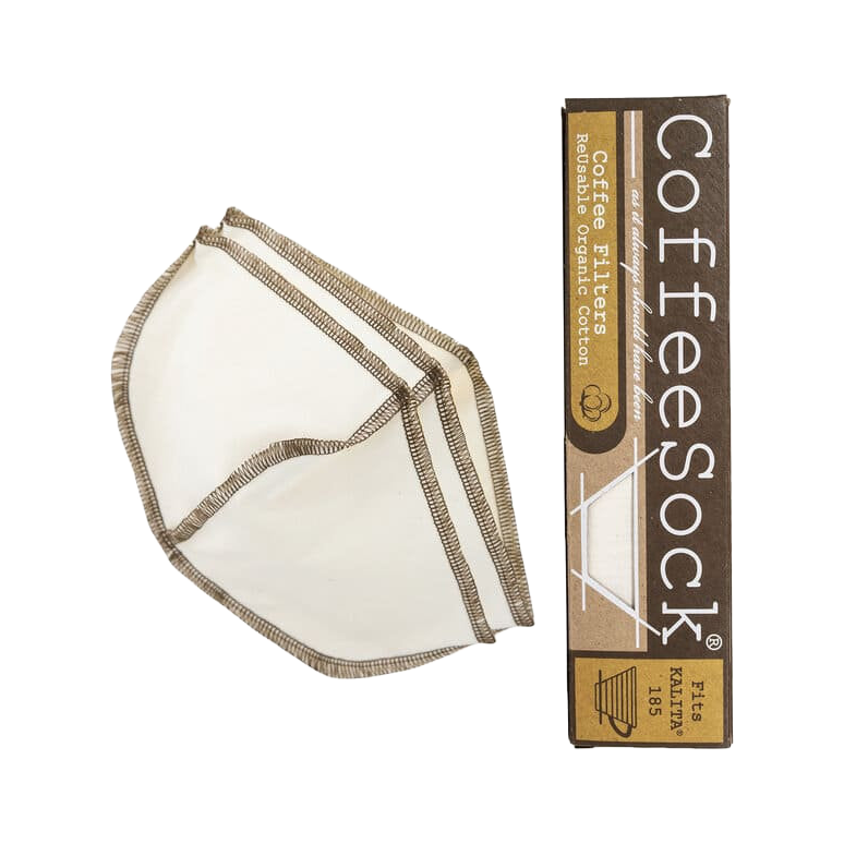 CoffeeSock Re-usable Organic Cotton Filter Kalita Wave 185 - product view 1