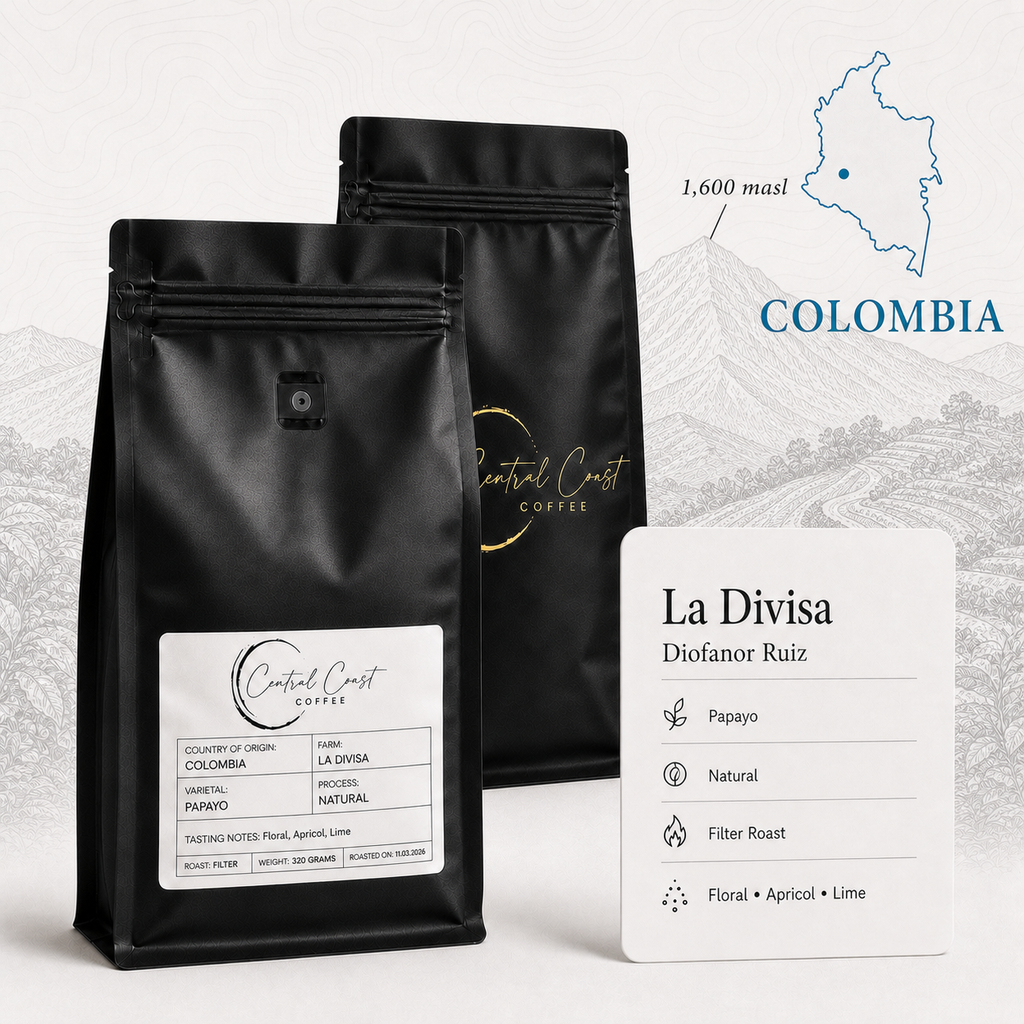 Colombia | La Divisa | Diofanor Ruiz | Papayo Natural 320g bag