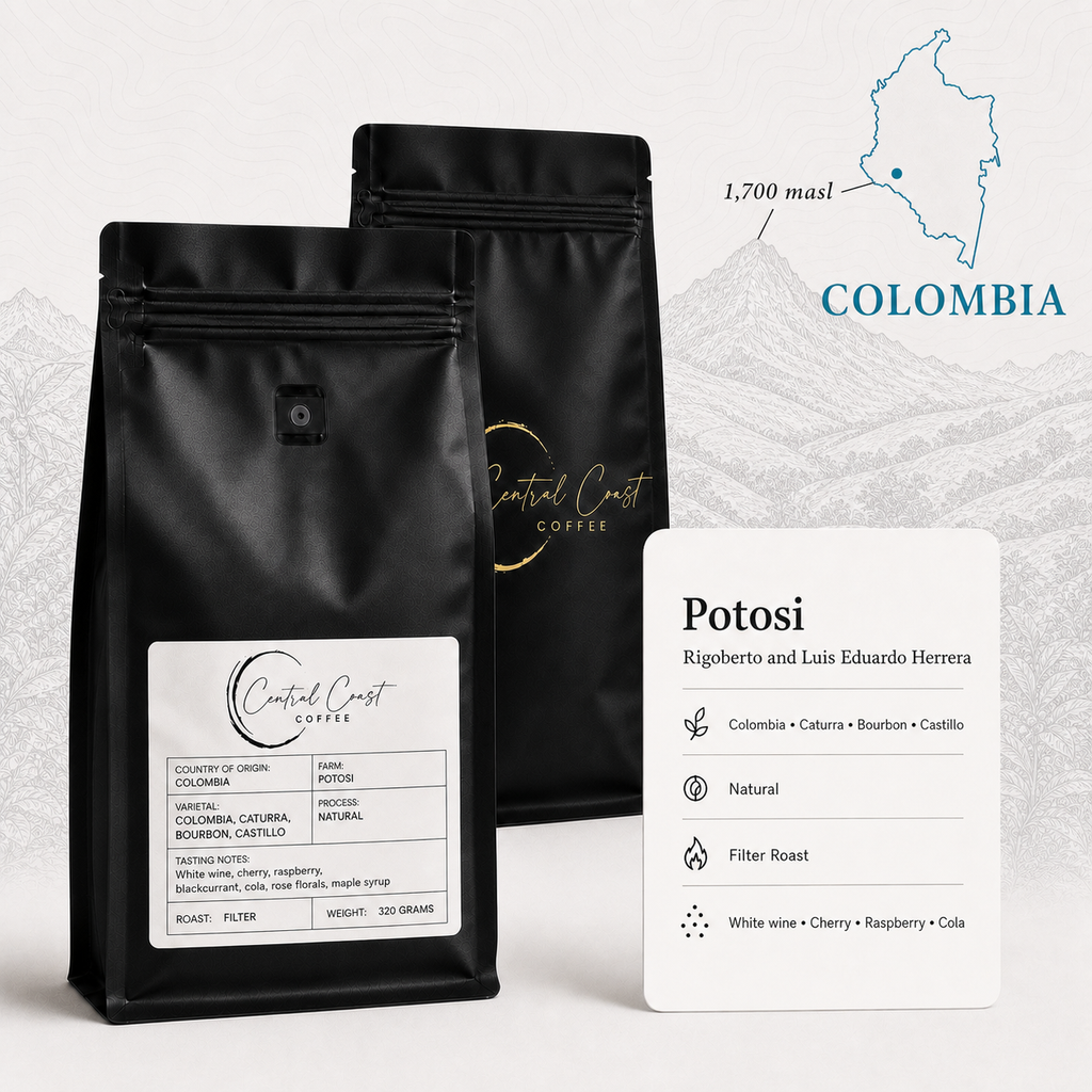 Colombia | Potosi (Tres Dragones) | Caturra/Colombia/Bourbon/Castillo Natural 320g bag