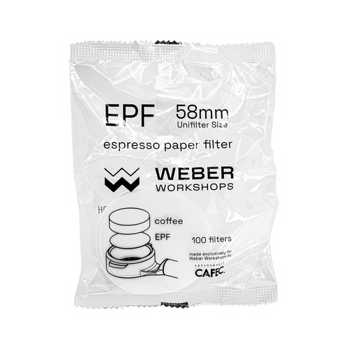 EPF 58mm Espresso Paper Filter by Weber Workshops (fits Unifilter or use as a puck screen) - product view 1