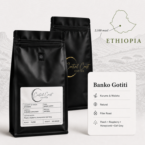 Ethiopia | Banko Gotiti | Kurume & Wolisho Natural 320g bag