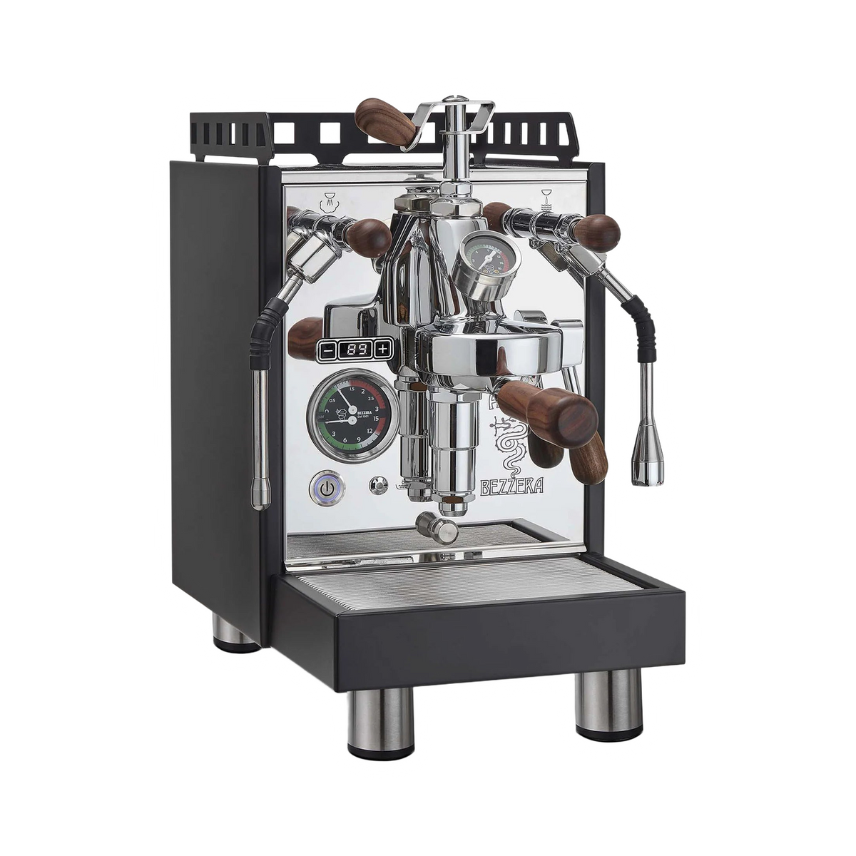 EX DEMO - Bezzera Aria R PID E61 Espresso Coffee Machine (1.5L HX Boiler, PID, Rotatary Pump, Flow Control, Plumbable) - product view 1