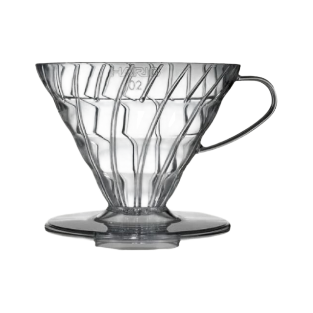 Hario V60 Dripper 02 - Plastic Set -Transparent Black - product view 1