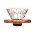 Hario V60 Glass Dripper (Olive Wood) - product view 1