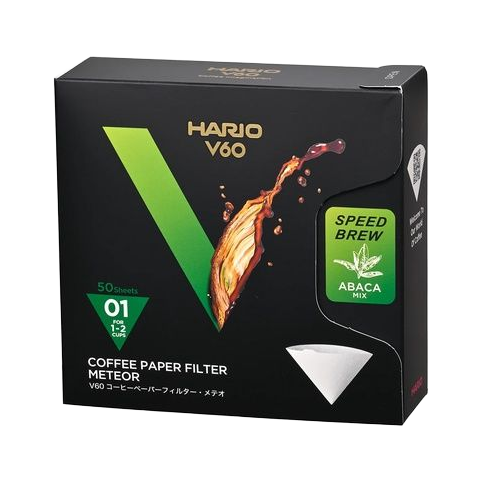 Hario V60 Meteor Paper Filter 01 - 50 pack - product view 1