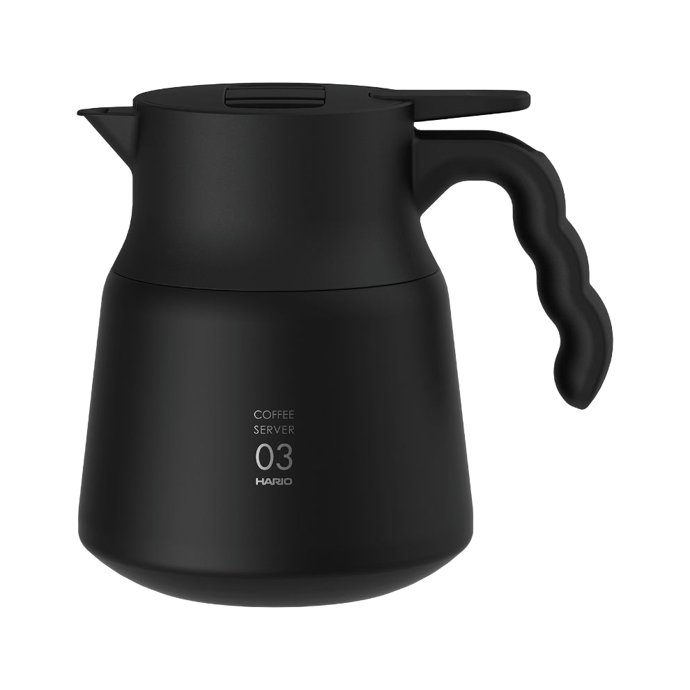 Hario V60 Stainless Steel Server PLUS 800ml Black - product view 1