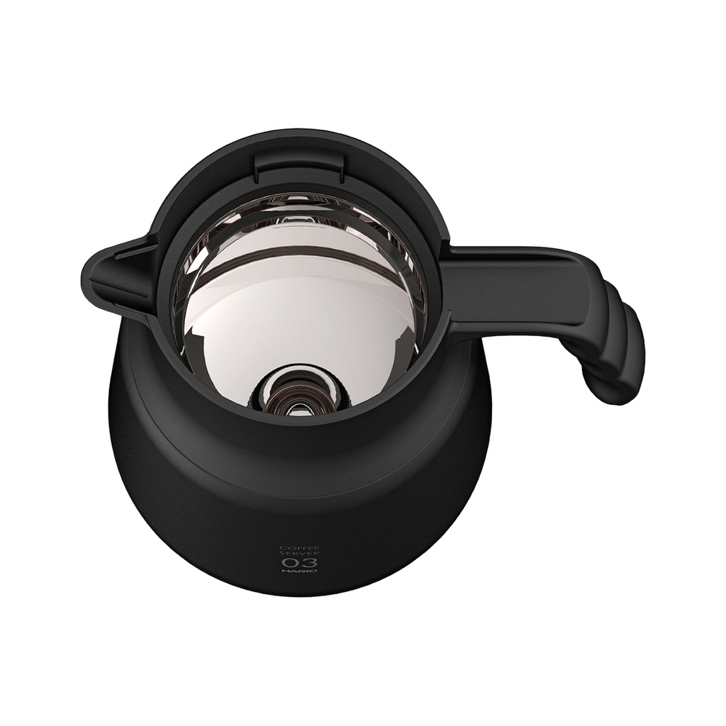 Hario V60 Stainless Steel Server PLUS 800ml Black - product view 2