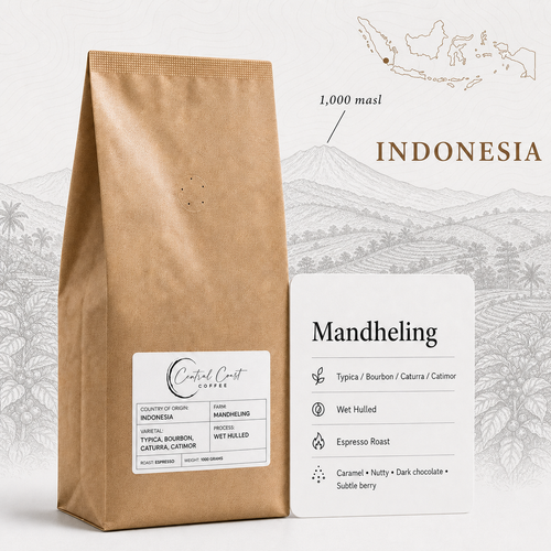 Indonesia | Mandheling | Typica/Bourbon/Caturra/Catimor Wet Hulled Grade 1 1kg bag