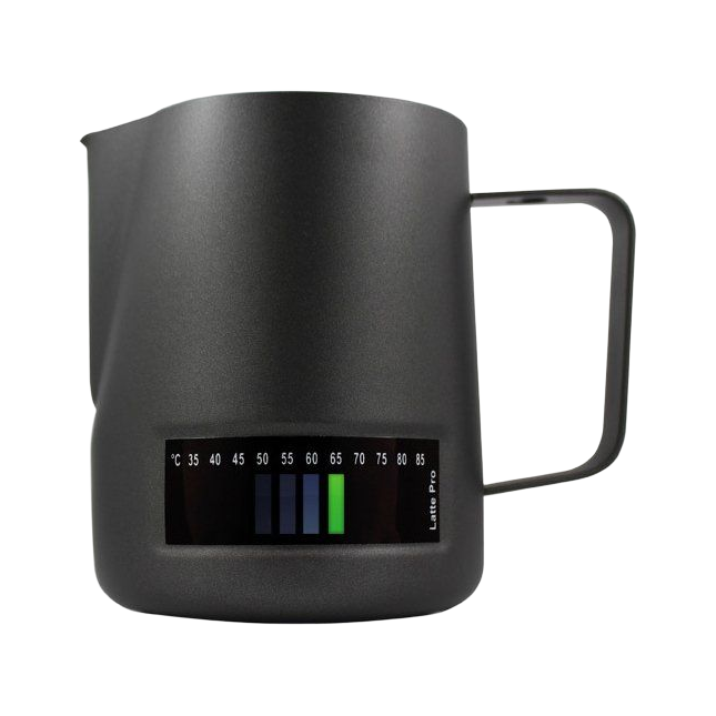 Latte Pro Milk Jug Black 600ml - product view 1