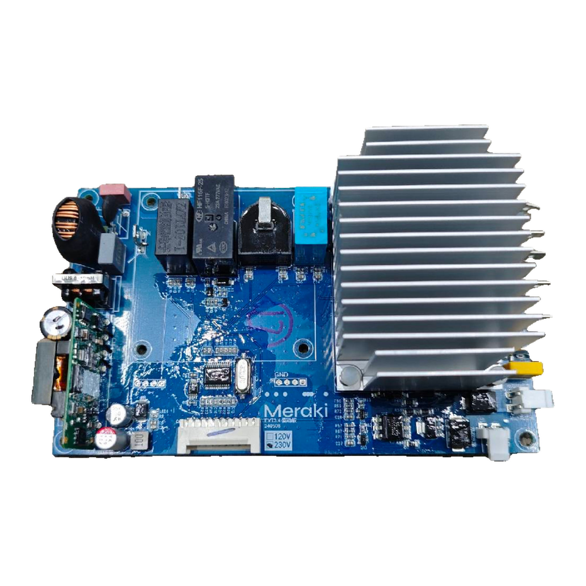 Meraki replacement driver PCB 230V with heatsink